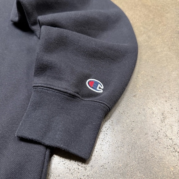 Vintage Champion Block Logo Tackle Twill Sweatshirt - Picture 3 of 8